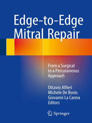 cover image of Edge-to-Edge Mitral Repair